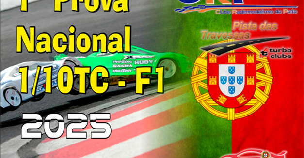 1º Prova do Campeonato Nacional de 1/10 TC e Trofeu F1